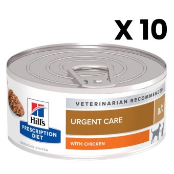 10 Latas Hills Prescription Diet A/D x 156 g PERRO Y GATO + 1 Lata Hills Prescription Diet A/D x 156 g PERRO Y GATO