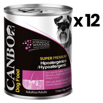 12 Canbo Adulto Hipoalergénico (330gr)
