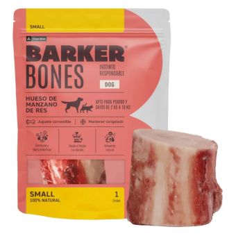 BARKER BONES SMALL HUESO DE MANZANO DE RES X 1 UND