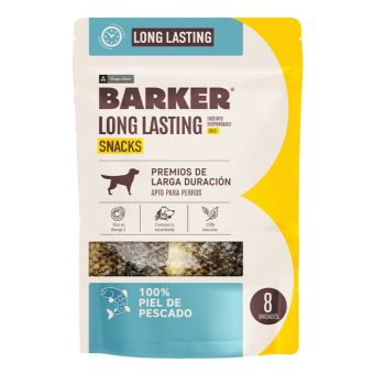 BARKER LONGLASTING SNACKS PIEL DE PESCADO X 8 UND