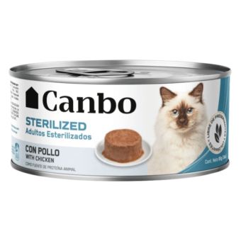 Canbo Lata Gato Adulto Esterilizado Pollo 85Gr