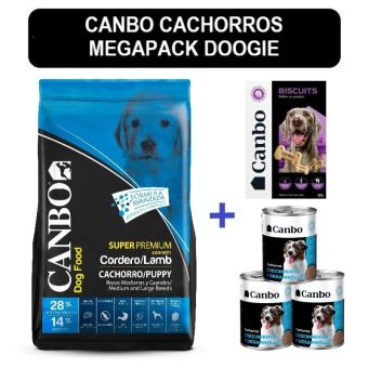 Canbo Premium Cachorro Razas Medianas y Grandes Megapack Doggie 15 Kg