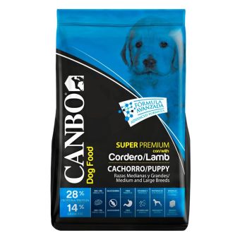 Canbo Super Premium Cachorro Razas Medianas y Grandes Cordero 3kg y 15kg