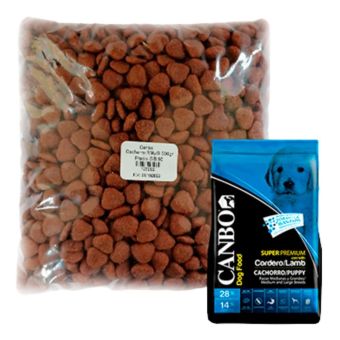 Granel Canbo Dog Cachorro Razas Medianas y Grandes Cordero 500Gr
