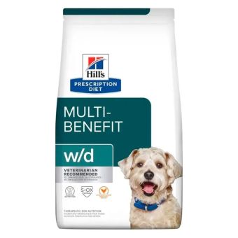 Hills PD Canine w/d Manejo de Glucosa, Digestivo y Peso Pollo 3.85Kg