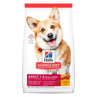 Hills SD Adult Small Bites, pollo y arroz – 6.8kg