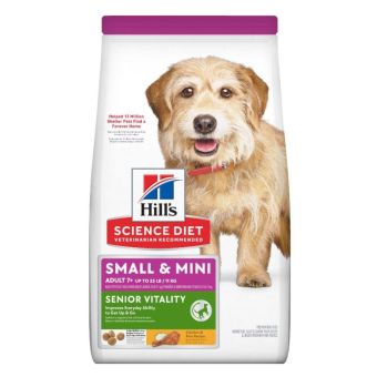 Hills SD Canine Adult 7+ small & mini senior vitality 1.58 Kg