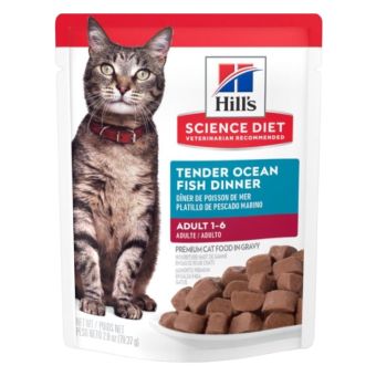 Hills SD Feline Adult Tender Ocean Fish Dinner sobre