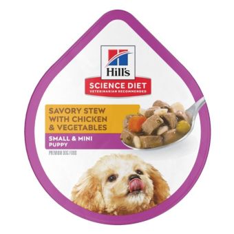 Hills SD Puppy Small & Mini Chicken & Vegetables - (Estofado) 99 gr